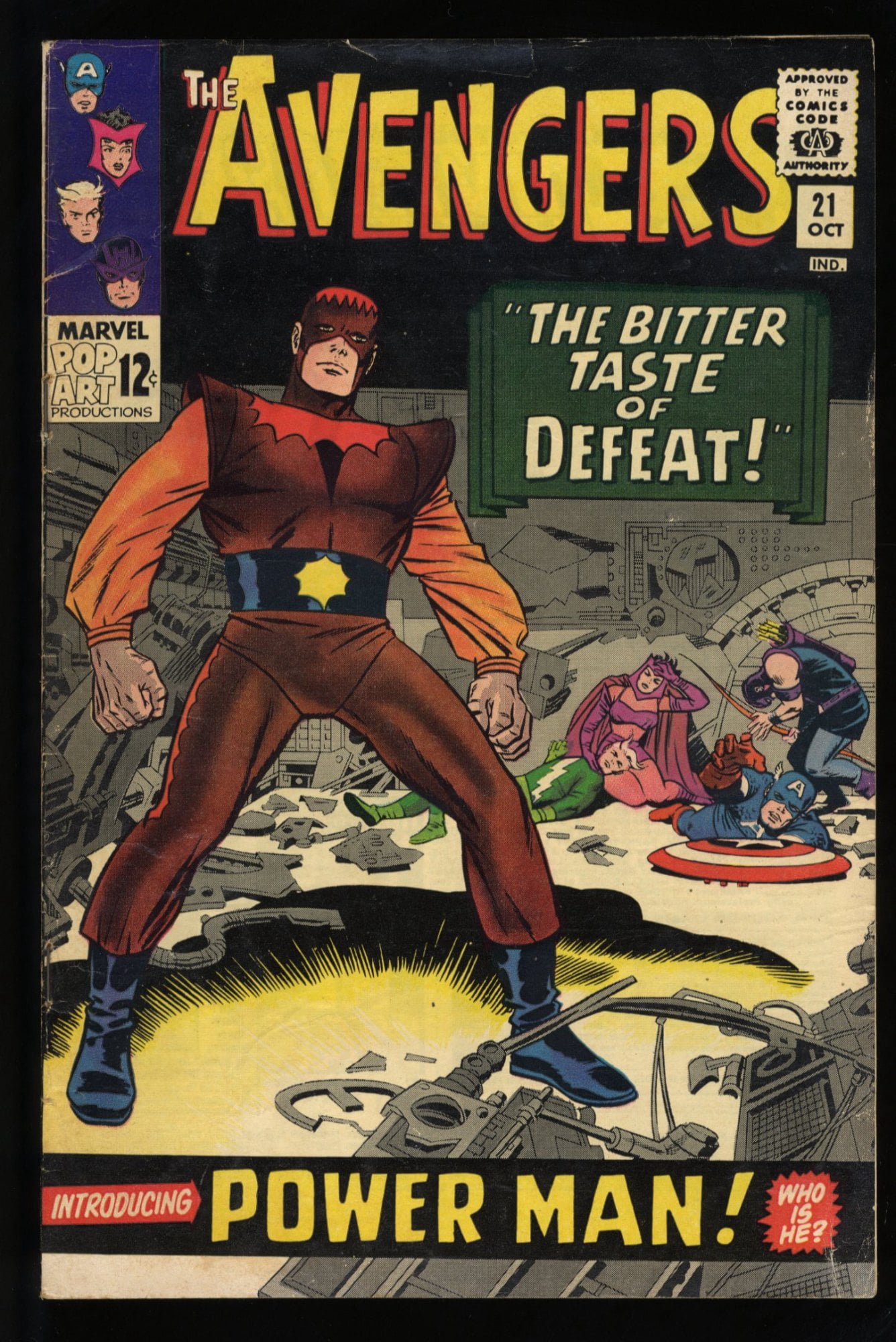 Cover of The Avengers #21