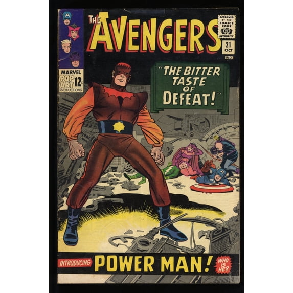 Avengers #21 FN 6.0 1st Appearance Power Man (Erik Josten)! 1965! Comic Book
