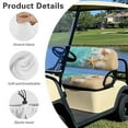 thumbnail image 6 of Uorisanigo Beach Starfish Golf Cart Seat Cushion Cover Golf Cart Seat Covers Club Car Durable Car Accessories Universal Fit for All EZGO, Yamaha, Icon and More 2-Seat, 6 of 7
