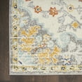 thumbnail image 4 of Nourison Passion Center medallion Ivory Multicolor 5'3" x 7'3" Area Rug (5x7), 4 of 8