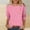 Pink(New), variant on PNTUTB Women's 3/4Sleeve Shirts Casual Summer Tops Trendy Blouses Cute Printed T-Shirts Outfits Clothes