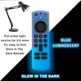 thumbnail image 3 of RGHJAR-Firestick Remote Cover Case Compatible with 3rd Gen 2 Pack Fire TV Stick 2021 4K Alexa Voice Remote Control Glow in The Dark Non Slip Silicone Protective Shock Resistant Sleeve with Lanyard, 3 of 4
