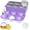 Purple, variant on Ice Cube Trays (Set of 2), Sphere Ice Ball Maker with Lid & Large Square Ice Cube Maker for Whiskey, Cocktails and Homemade, Keep Drinks Chilled