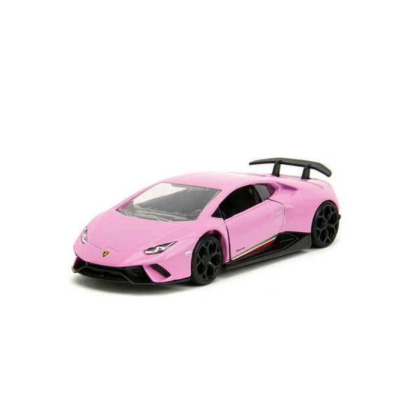 Lamborghini Huracan Perfomante Sports Car, Pink - Jada Toys 34661 - 1/32 Scale Diecast Model Car