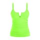 thumbnail image 5 of Traje de Baño de Cobertura Completa de las Mujeres sin Mangas Sólido Empujado Acolchado Traje de Baño con Cuello en V con Detalles, Ropa de Playa de Poliéster Spandex para la Piscina de Verano, 5 of 5