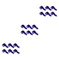thumbnail image 4 of Cinta de kinesiología Wosthever 6 rollos protección muscular efectiva azul 3,8 cm, 4 of 6
