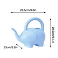 thumbnail image 3 of syligr Cute Elephant Watering Can for Indoor Outdoor Plants, Plastic Small Watering Can 0.4 Gallon Capacity, Lightweight Easy Pour Spout, Garden Tool for Kids Adults, Perfect Gift for Gardeners, 3 of 4