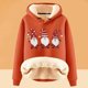 thumbnail image 4 of WILLBEST Sudadera Deportiva para Mujer, Estilo Navideño Informal, con Capucha Gruesa XXXX-Grande, 4 of 4