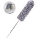 thumbnail image 1 of Plumero de microfibra para limpiar persianas, plumero extensible con mango retráctil para ventiladores de techo, techos altos, automóviles, absorción de polvo antiestático (0,5-2,8 m), 1 of 5