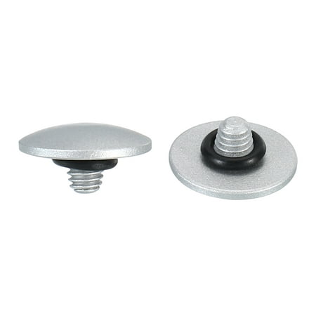 Image of Uxcell Shutter Release Button Soft Shutter Release Button Copper Camera Shutter Button Convex Silver 2 Pack