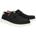 thumbnail image 2 of HEYDUDE Men Paul Canvas Slip-On Loafers Canvas Black, 7, 2 of 6