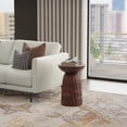 thumbnail image 3 of Simpli Home Boyd 16" WD Mango Contemporary Tall Accent Table in Warm Dark Brown & Assembled, 3 of 7