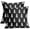 Black White Christmas, variant on Christmas Pillow Covers 20x20 Set of 2 Light Blue Xmas Tree Rustic Style Winter Print Decorative Outdoor Pillowcases Farmhouse Vintage Holiday Decorations Throw Cushion Case Decor for Couch Sofa Bed