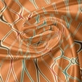 thumbnail image 5 of Ambesonne Orange Valance Pack of 2, Trippy Inspired, 54"X12", Multicolor, 5 of 5