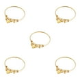 thumbnail image 1 of Brazalete deslizante ajustable Qarigey de acero inoxidable dorado con colgante 2022, 1 of 6