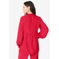 thumbnail image 2 of Roaman's Women's Plus Size Sequined Lace-Paneled Top, 2 of 3