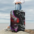 thumbnail image 7 of Fuzoiu Artistic Skull Print Suitcase Cover,Washable Luggage Covers for Suitcase,Elastic Luggage Protector Cover,Scratch Resistant Travel Suitcase Covers-Large, 7 of 7