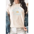 thumbnail image 3 of Summer Vibes Sunset Fun Vacation Graphic Tee T-Shirt, 3 of 6