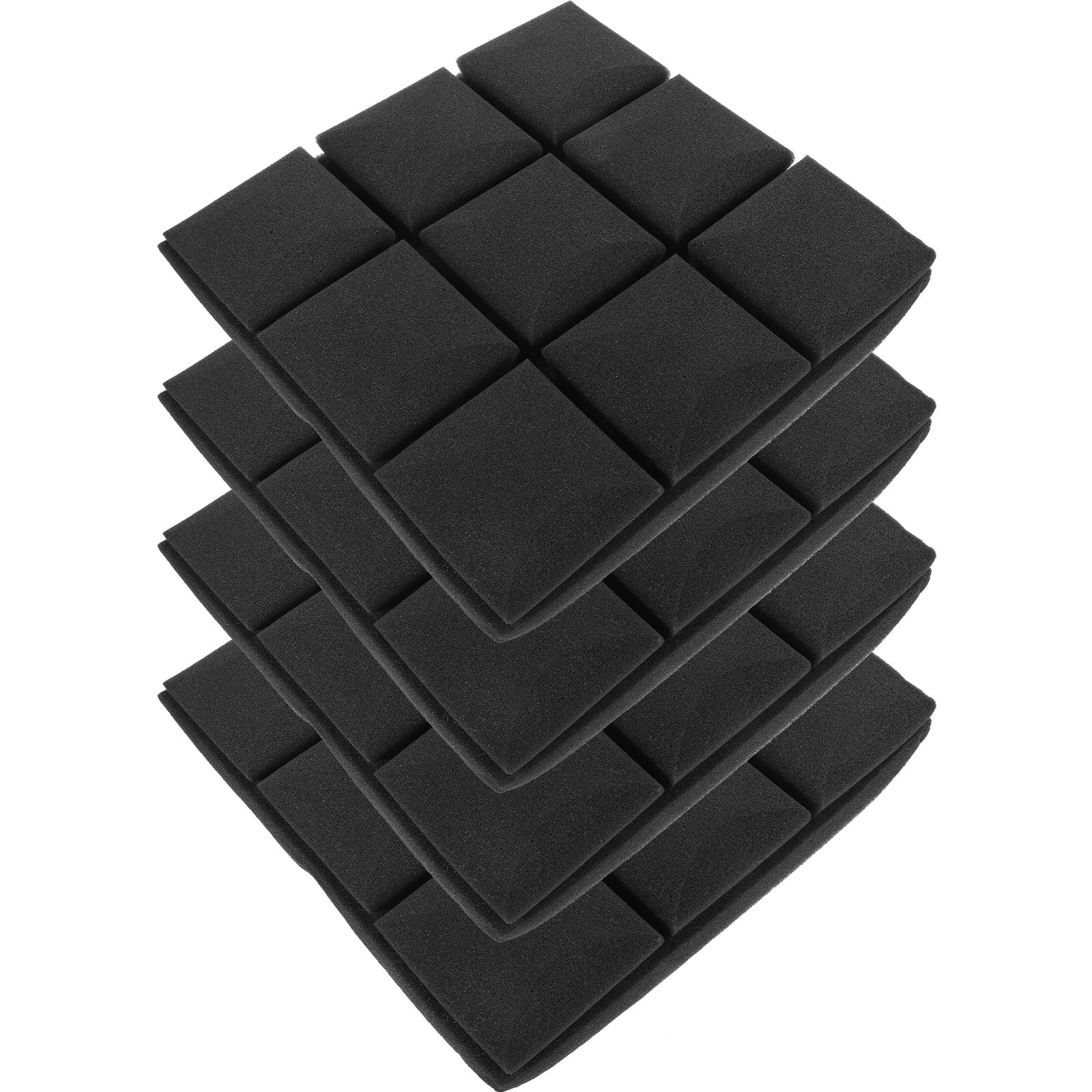 FRCOLOR 4pcs Soundproof Insulation Acoustic Wall Panels Sound Absorbing Noise Reduction Panels