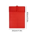 thumbnail image 3 of Silicone BBQ Grill Mat, Non-Stick Protective Pad for Outdoor Camping and Patio Cooking, Easy Clean Grill Tool Mat(Red), 3 of 6