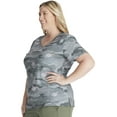 thumbnail image 7 of Dickies EDS Scrubs Top For Women V-Neck Print DK853, 7 of 7