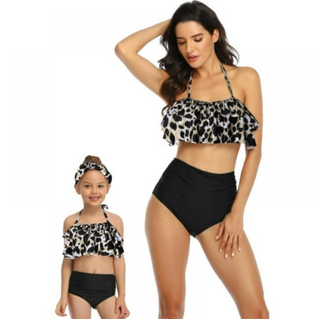 

GYRATEDREAM Mother Daughter Swimwear Family Matching Girls Swimsuit Women Bikini Set