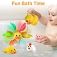 thumbnail image 2 of Juguete de baño Baby Duck iPlay iLearn con red, Wind Up Swimming Duck, 2 of 7