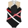thumbnail image 4 of iiniim Kids Girls Athletic Dance Gymnastic Leotards One Piece Ballet Bodysuit Sleeveless Unitard Dance Wear Red 12, 4 of 7