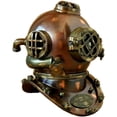 thumbnail image 3 of Antique Scuba 18" Diving Helmet |U.S Navy Mark V Vintage Divers Helmet Replica (Antique Black), 3 of 4