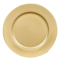 Raraion - 33cm Glitter Charger Plate, Gold