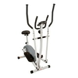 sunny 2 in 1 magnetic elliptical upright bike