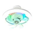 thumbnail image 2 of Bewildely Luz de ventilador de techo de estilo minimalista para espacios pequeños con control remoto diseñada para espacios limitados Iluminación y accesorios, 2 of 6