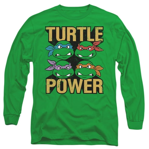 TMNT Teenage Mutant Ninja Turtles Turtle Power Unisex Adult Long-Sleeve T Shirt