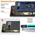 thumbnail image 5 of Case for Google Pixel 7 Case Military Grade Drop Case with Kickstand Metel Ring Magnetic Holder Shockproof Protective for Pixel 7 Phone Case (Blue), 5 of 17