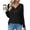 Black, variant on Zeagoo Womens Trendy Pullover Tops Long Sleeve Tunic Shirts V Neck Womens Fall Tunic Tops for Women 2025 Casual Blouse Sweatershirts