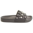 thumbnail image 3 of NEW Soho Shoes Women's Casual Flat Slip On Pearl Flatform Slide Studded Sandal, 3 of 3