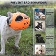 thumbnail image 4 of Dog Muzzle For Short Snout Dogs, Soft Silicone Breathable Bulldog Muzzle For Biting, Chewing, Licking, Ideal For Flat-faced Dogs, 4 of 5