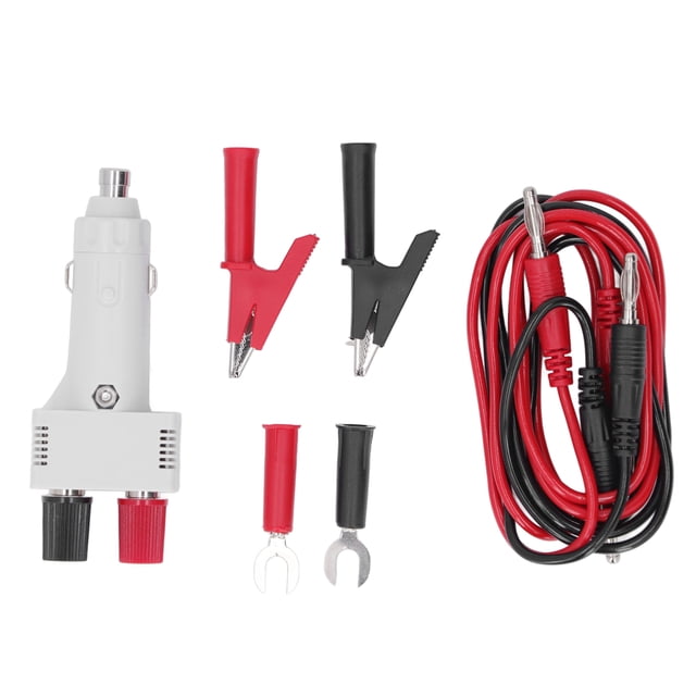 Kit de enchufe de prueba AWG Pinza de cocodrilo Juego de accesorios de prueba de cable banana para mantenimiento de reparación