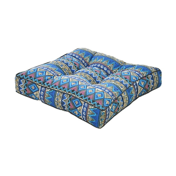 SLYNSHome Clearance Floor Pillow Square Large Pillows Seating for Adults Soft Cushion for Meditation Yoga Living Room Sitting - Blue