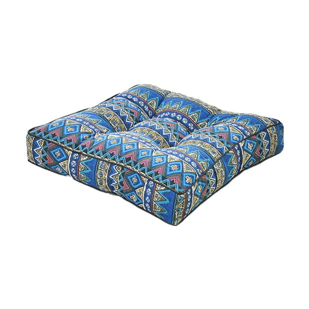Sofa Vama Ropa de Cama Cojín cuadrado de 40 x 40 cm para suelo, grueso, para silla, balcón, dormitorio, tatami, sala de estar, jardín y patio. for Navideño