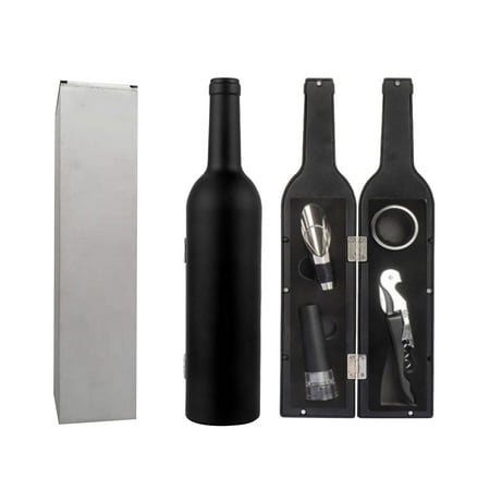

GiliGiliso Clearance ABS Bottled Wine Corkscrew Wine Set Holiday Banquet Gift Wine Set Of Four