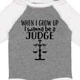 thumbnail image 4 of Inktastic Future Judge Law Scale Boys or Girls Long Sleeve Baby Bodysuit, 4 of 5