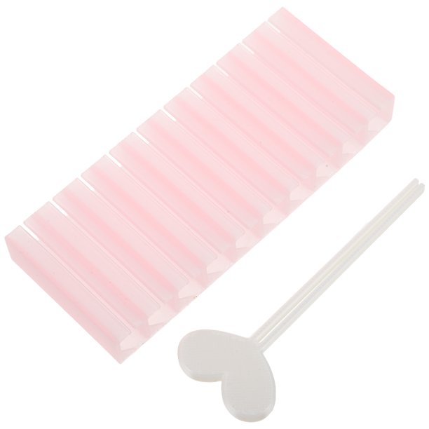 OUNONA Estuche Portátil Para Foils Y Stickers De Con Compartimentos Rosa
