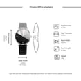 thumbnail image 3 of Fiudx Ofertas Relámpago Accesorios De Ropa De Moda Reloj De Mujer Con Estilo De Costura Geométrica, 3 of 4