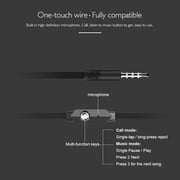 Quality Earbuds High Bass Treble Aluminum Headphones Mic Headset Call Red/Black