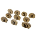 thumbnail image 4 of 1-10 Wooden Table Number Rustic Party Wedding Decoration Number Blocks for Wedding Reception and Table Decorations, 4 of 9