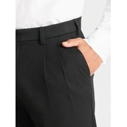 George Big Men's Premium Pleated Regular Fit Khaki Pants