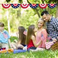 thumbnail image 5 of Independence Day String Flag Banner Outdoor Party Hanging Flag Family Decoration, 5 of 5