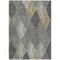 thumbnail image 2 of Addison Rugs Chantille Indoor/Outdoor Transitional Geometric Pewter Washable Rectangle Rug, 9' x 12', 2 of 6