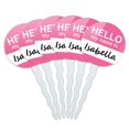 thumbnail image 1 of Isabella Hello My Name Is Cupcake Picks Toppers - Set of 6, 1 of 1